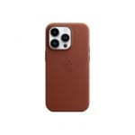 Husa de protectie Apple iPhone 14 Pro Leather Case, MagSafe - Umber, mppk3zm/a