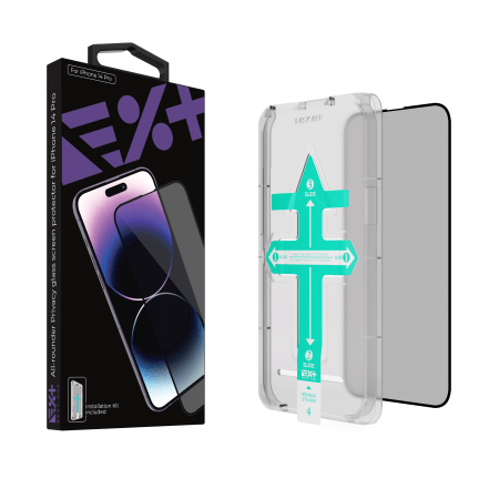 Folie de protectie privacy Next One pentru iPhone 14 Pro, IPH-14PRO-PRV