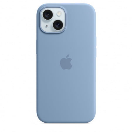 Apple iPhone 15 Silicone Case w MagSafe - Winter Blue, 	mt0y3zm/a