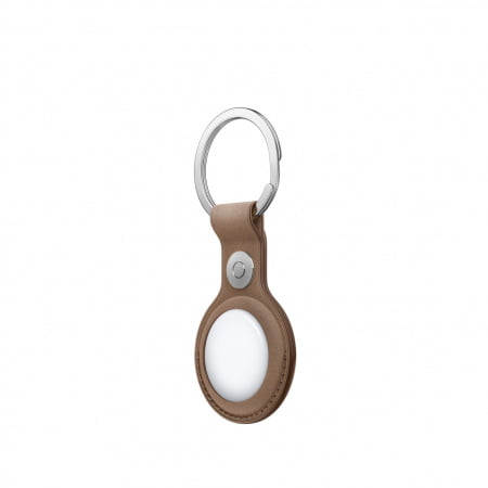 Apple AirTag FineWoven Key Ring - Taupe, mt2l3zm/a - imagine 3