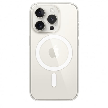 Apple iPhone 15 Pro Clear Case w MagSafe, mt223zm/a - imagine 3