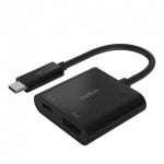 Belkin USB-C to HDMI + Charge Adapter - Black (60W PD) - Black, AVC002btBK