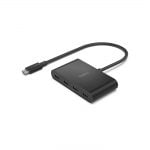 Belkin CONNECT USB-C to 4-Port USB-C Hub - Black, AVC018btBK