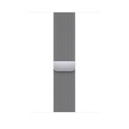 Apple Watch 45mm Band: Silver Milanese Loop, mtjr3zm/a