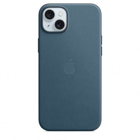 Apple iPhone 15 Plus FineWoven Case w MagSafe - Pacific Blue, mt4d3zm/a