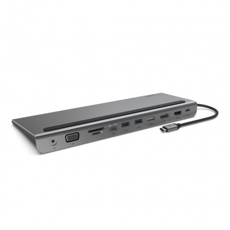 Belkin CONNECT USB-C 11-in-1 Multiport Dock - Grey, INC004btSGY