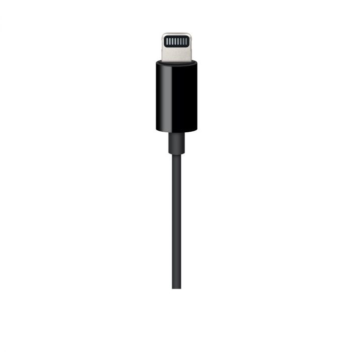 Apple Lightning to 3.5mm Audio Cable (1.2m) - Black, mr2c2zm/a - imagine 3
