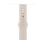Apple Watch 45mm Band: Starlight Sport Band - S/M, mt3h3zm/a