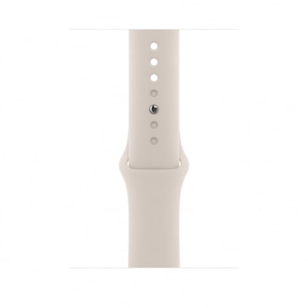 Apple Watch 45mm Band: Starlight Sport Band - S/M, mt3h3zm/a
