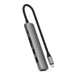 Satechi 6-in-1 USB-C Slim Multiport Adapter - Space Grey, ST-P6SM