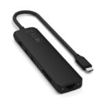 Satechi 7-in-1 USB-C Slim Multiport Adapter with Ethernet - Black, ST-P7SK