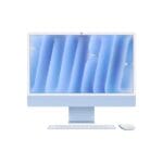 iMac 24" cu procesor Apple M4, 24", Retina 4.5K, 10 nuclee CPU si 10 nuclee GPU, 16GB, 256GB SSD, Blue, mwv13ro/a