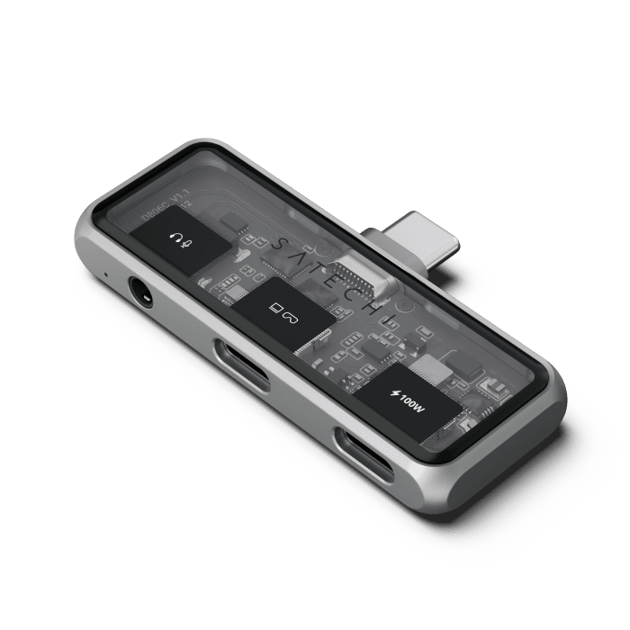 Satechi Mobile XR Hub with dual USB-C and Audio - Space Gray, ST-HXRAJM